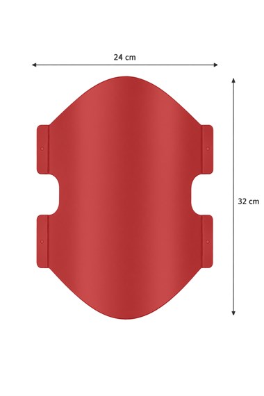 3D Venüs LED Uyumlu Duvar Paneli Kırmızı