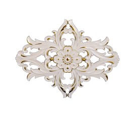 Beyaza Altın Saray Tavan Motif 28,5*37,5 cm