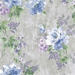 Adawall İndigo Çiçekli Duvar Kağıdı 4708-3