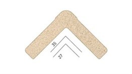 Decorative Corner Profile Gold 3,5cm