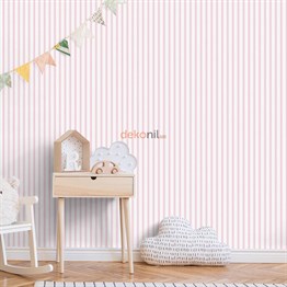 Adawall Ada Kids Striped Kids Room Wallpaper 8900-3