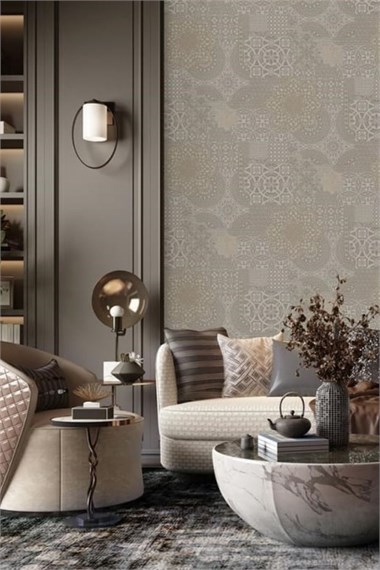 Adawall Dante Geometrik Duvar Kağıdı 1409-4