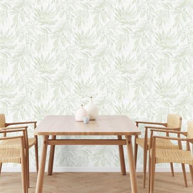 Adawall Hue Yaprak Desenli Duvar Kağıdı 24208-2