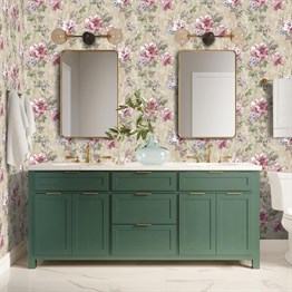 Adawall İndigo Çiçekli Duvar Kağıdı 4708-4