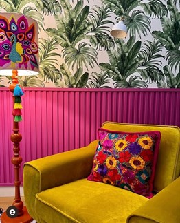 Adawall İndigo Çiçekli Duvar Kağıdı 4714-4