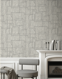 Adawall Octagon Geometrik Desenli Duvar Kağıdı 1202-3