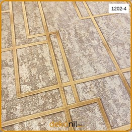 Adawall Octagon Geometrik Desenli Duvar Kağıdı 1202-4