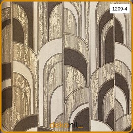 Adawall Octagon Geometrik Desenli Duvar Kağıdı 1209-4