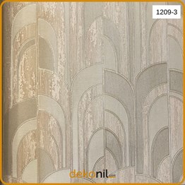 Adawall Octagon Geometrik Desenli Duvar Kağıdı 1209-3