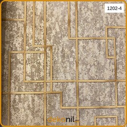 Adawall Octagon Geometrik Desenli Duvar Kağıdı 1202-4