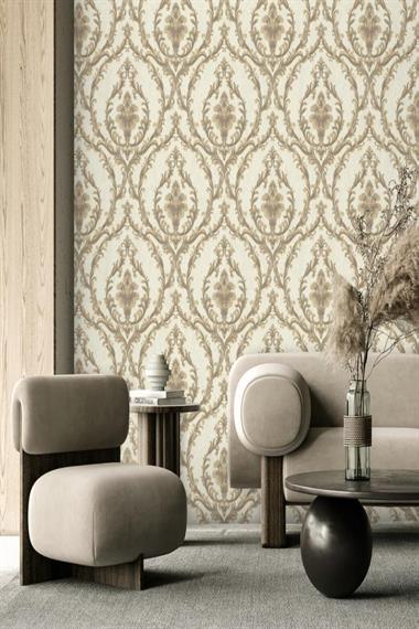 Adawall Rococo Damask Duvar Kağıdı 1401-6