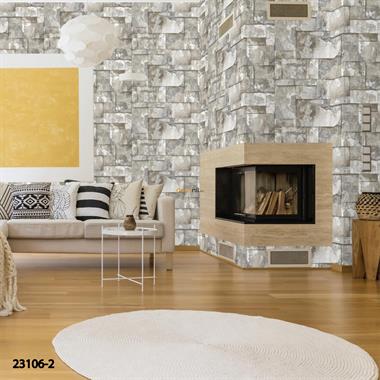 Adawall Roka Taş Desen Duvar Kağıdı 23106-2