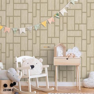 Adawall Roka Geometrik Desen Duvar Kağıdı 23108-3