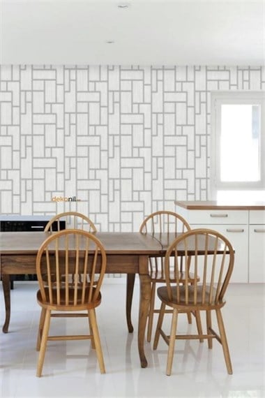 Adawall Roka Geometrik Desen Duvar Kağıdı 23108-1