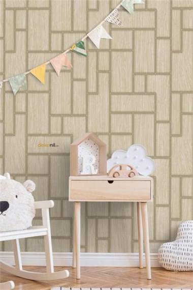Adawall Roka Geometrik Desen Duvar Kağıdı 23108-3