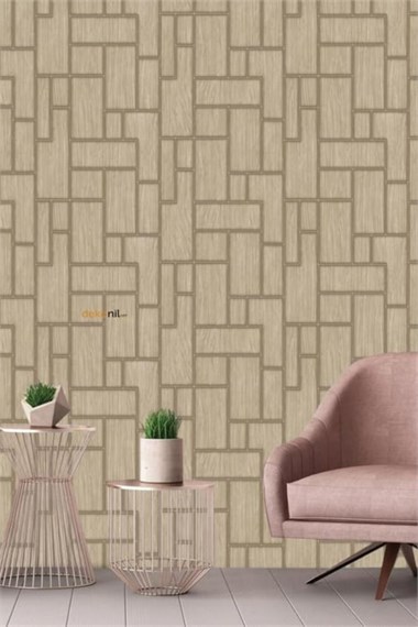 Adawall Roka Geometrik Desen Duvar Kağıdı 23108-2