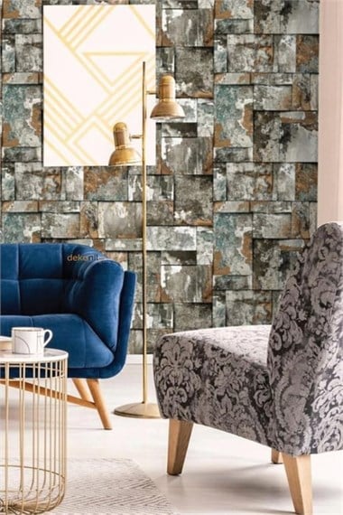 Adawall Roka Taş Desen Duvar Kağıdı 23106-3