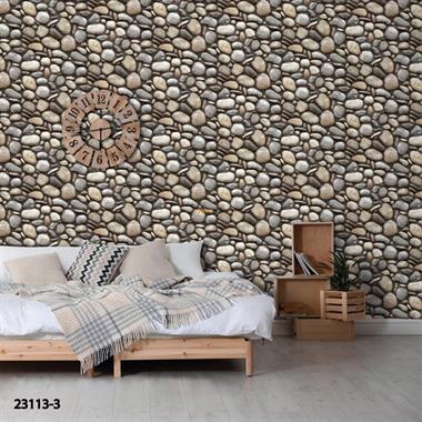 Adawall Roka Taş Desen Duvar Kağıdı 23113-3