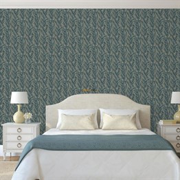 Adawall Vera Yaprak Desenli Duvar Kağıdı 1507-5