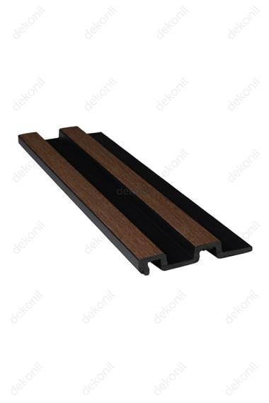 Black Wooden Wall and Ceiling Lambris