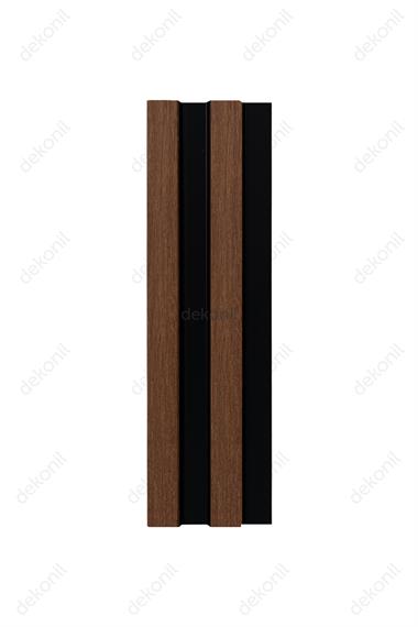 Decorative Wooden Black Ceiling and Wall Paneling 12cm