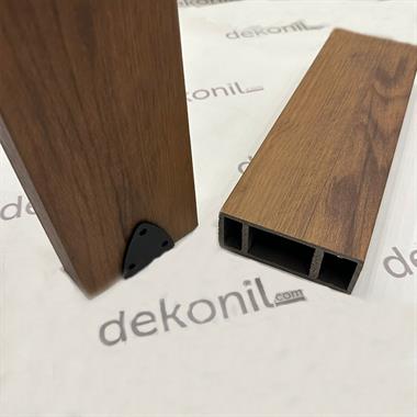 Akçaağaç Kompozit Seperatör Duvar Bölme Profili 4*10*300 cm