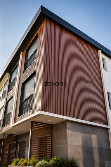 Akçağaç Dış Cephe Kompozit Lambri Kaplaması 20cm