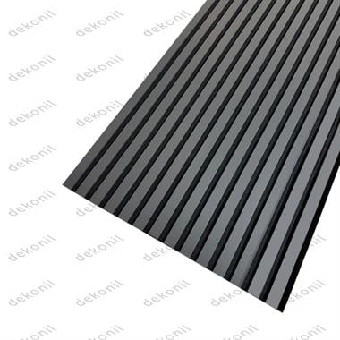 Yeni Nesil Lambri Duvar Paneli Antrasit 60*275 cm