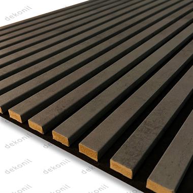 Lux Akustik Lambri Duvar Paneli Gray 60*280 cm