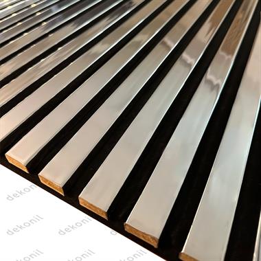 Acoustic Wainscot Wall Panel Silver 60*280 cm