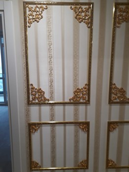 Altın D19 Saray Tavan Köşe Motif 41*26 cm