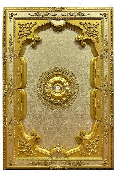 Altın Dikdörtgen Saray Tavan 140*200 cm