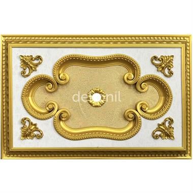 Altın Dikdörtgen Saray Tavan 60*90 cm