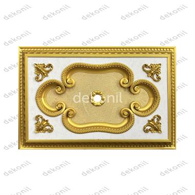 Altın Dikdörtgen Saray Tavan 60*90 cm