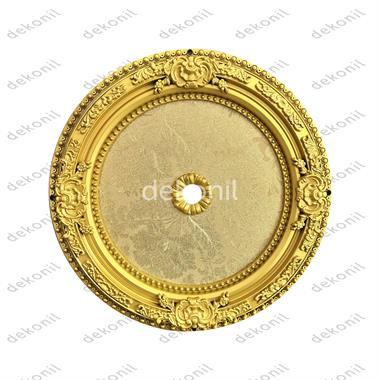 Altın Oval Saray Tavan 60 cm