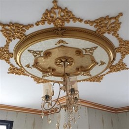 Altın Saray Tavan Köşe Motif 27*18 cm