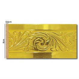 Altın Sarmaşık Bordür 8cm