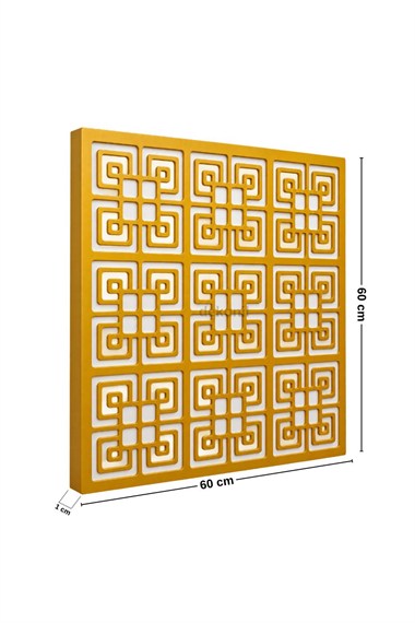 Altın Yonca PVC Asma Tavan Kaplama Paneli 60*60 cm