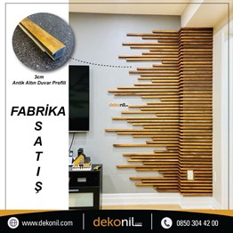 Antique Gold Frame Profile 3cm