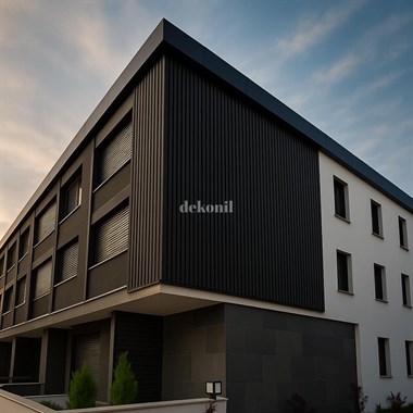 Antrasit Siyah Dış Cephe Lambri Kaplaması 22cm