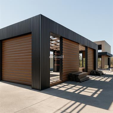 Antrasit Dış Cephe Lambri Kaplaması 20cm