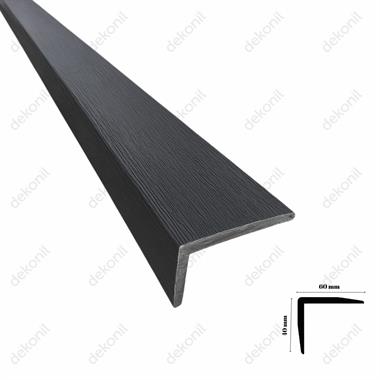 Antrasit Dış Cephe Lambri Köşe Profili 4*6 cm
