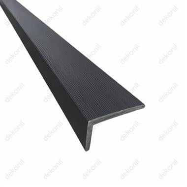 Antrasit Dış Cephe Lambri Köşe Profili 4*6 cm