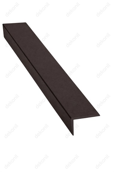 Kahve Kompozit Zemin Deck L Köşe Kapama Profili 4*6 cm