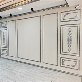 Audy Silver Wall and Ceiling Lath 4cm