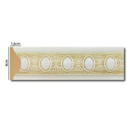 Audy Cream Wall and Ceiling Lath 4cm