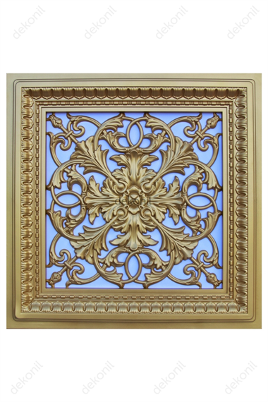 Avangarde Altın Pvc Tavan Paneli 60*60 cm