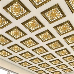 Avangarde Altın Pvc Tavan Paneli 60*60 cm