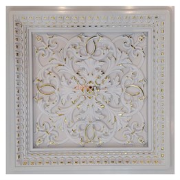 Avangarde Beyaz Altın Pvc Tavan Paneli 60*60 cm
