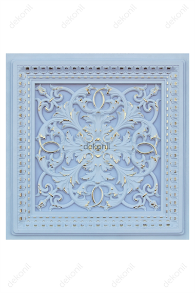 Avangarde Beyaz Altın Pvc Tavan Paneli 60*60 cm